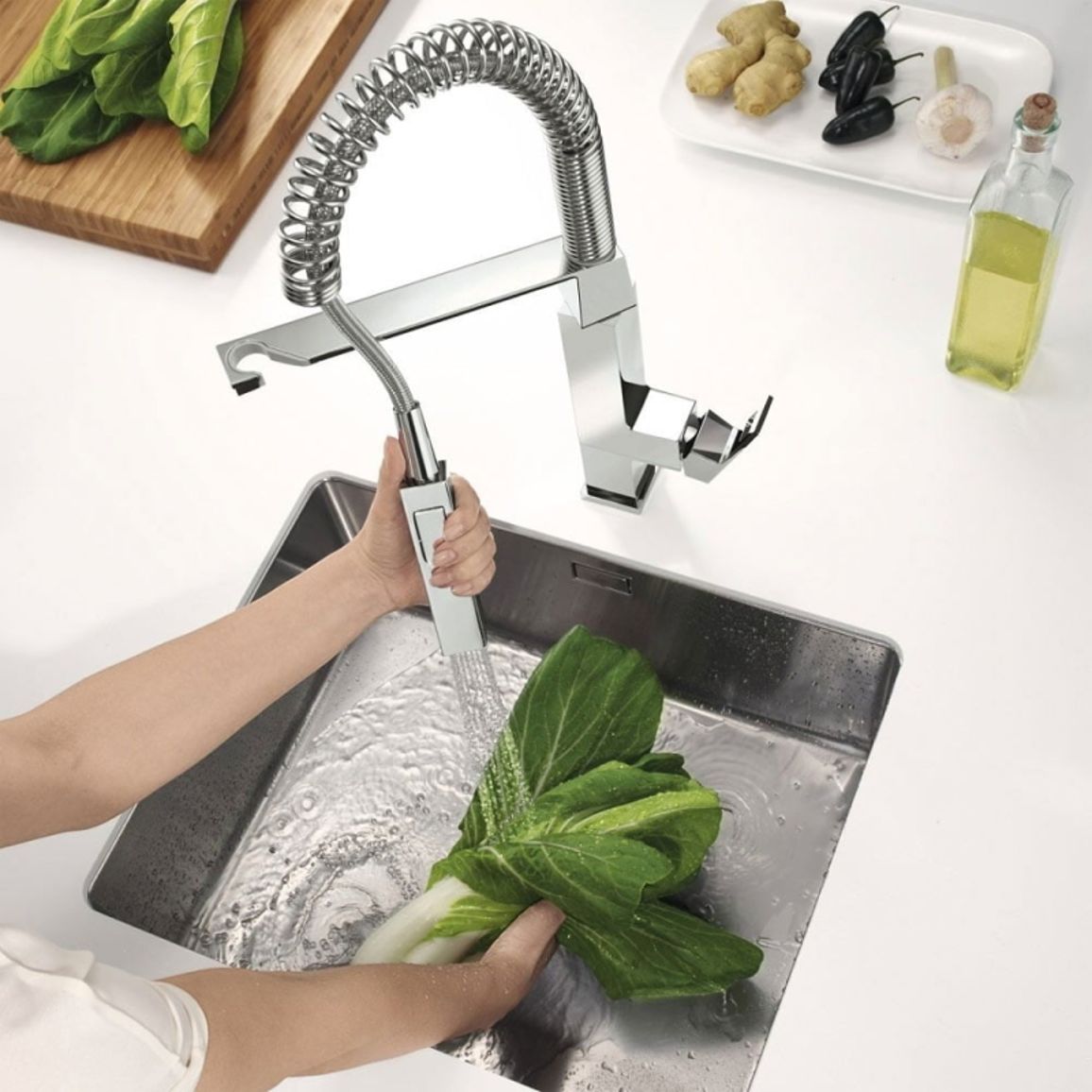 Смеситель Eurocube хром (в/ш) Grohe (31395000)
