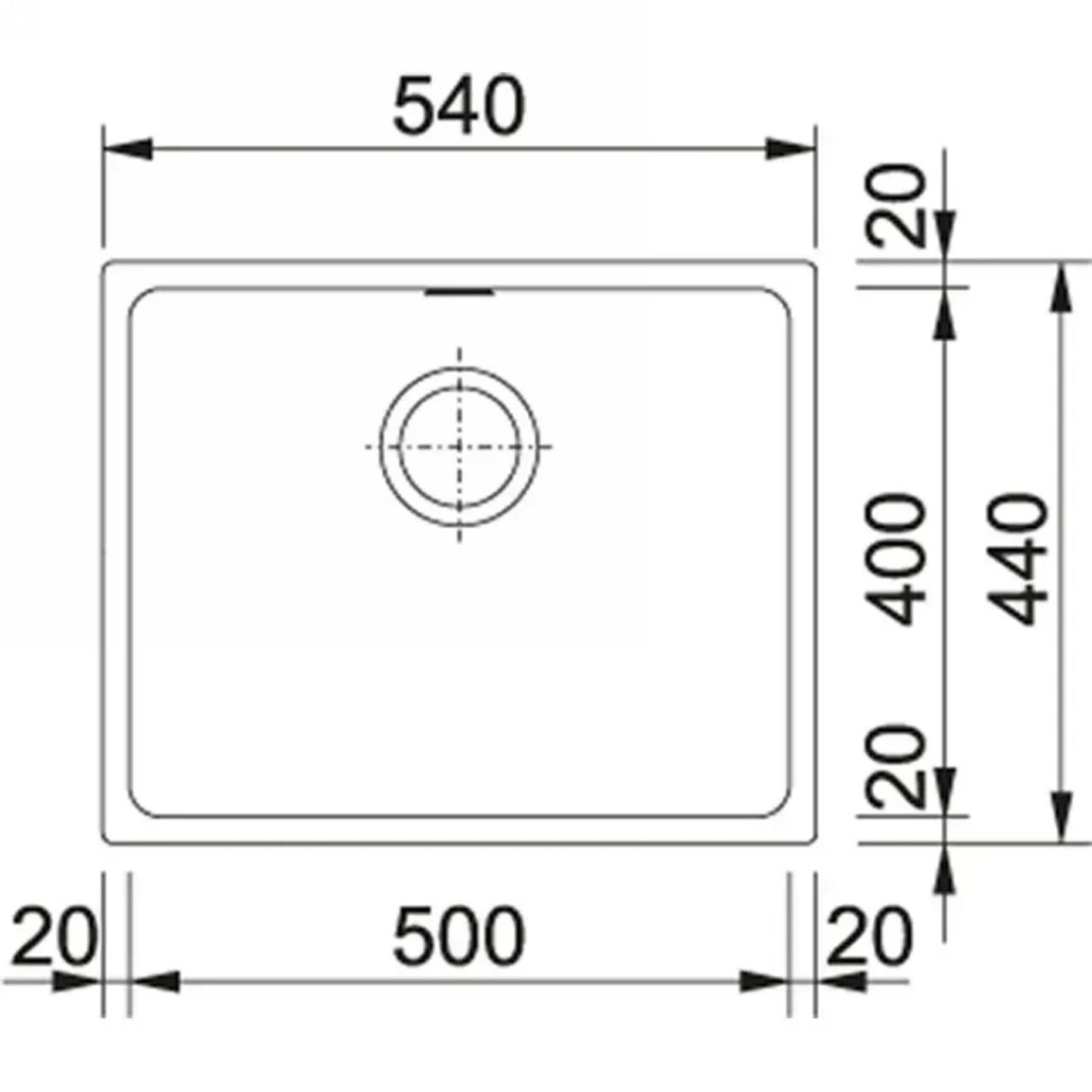 Мойка с сифоном гранит KBG 110-50 миндаль (мпс) Franke (125.0502.863) уценка Мойка с сифоном гранит KBG 110-50 миндаль (мпс) Franke (125.0502.863) уценка