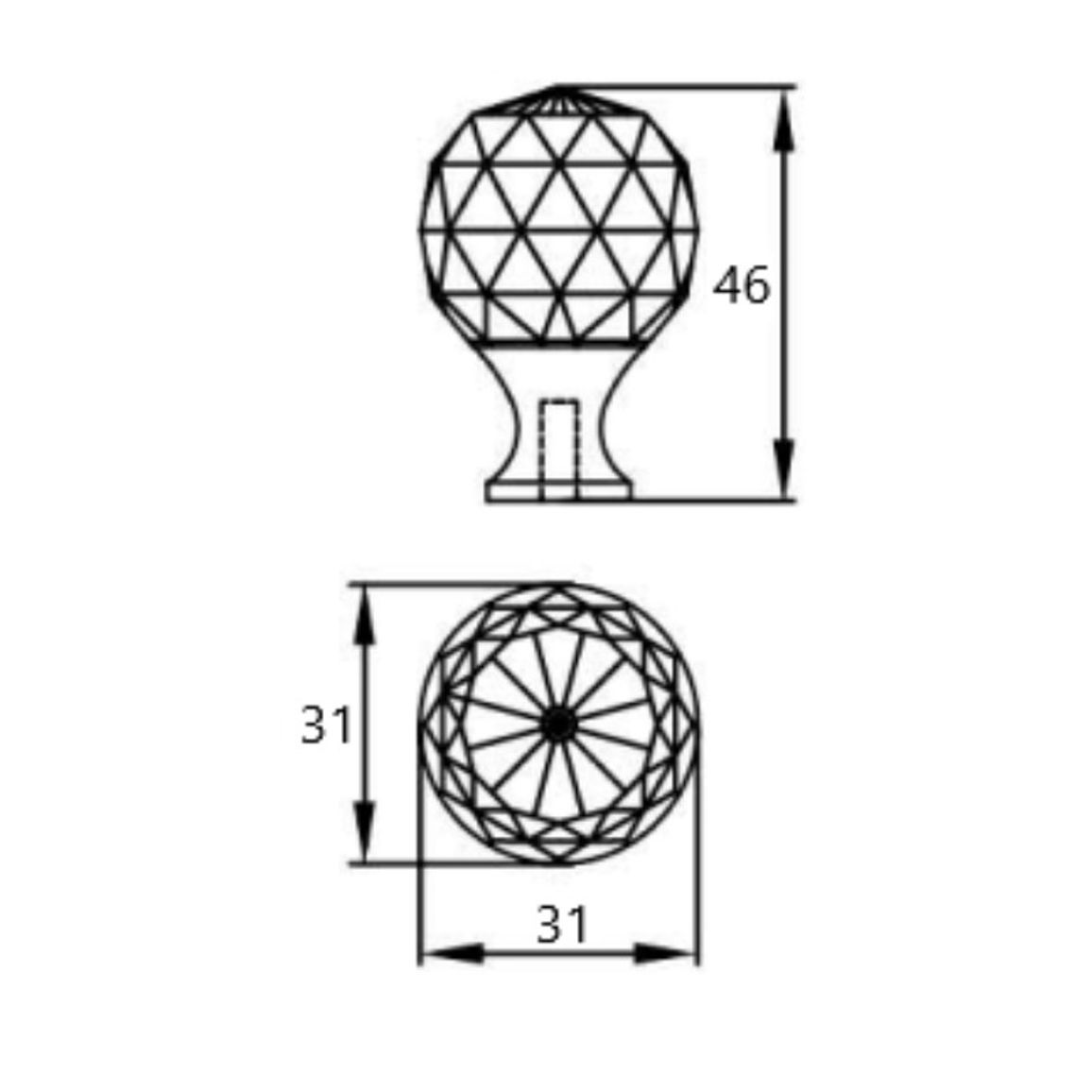 Ручка Ferro Fiori M 0500.01 хром Ручка Ferro Fiori M 0500.01 хром