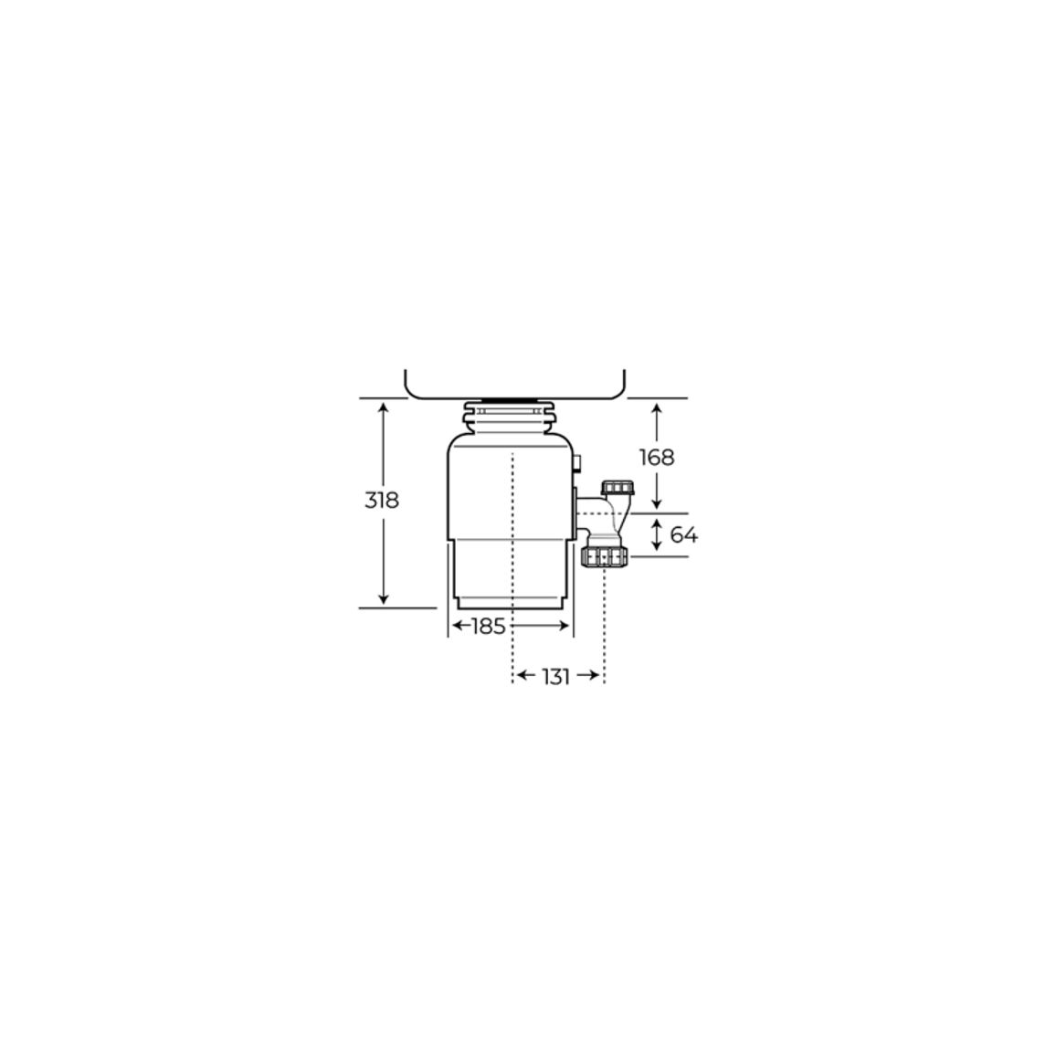 Измельчитель пищевых отходов TR 750 Teka (115890014) Измельчитель пищевых отходов TR 750 Teka (115890014)