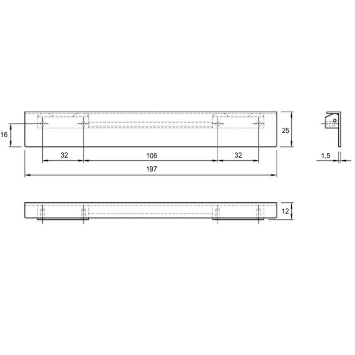 Ручка Ferro Fiori M 0075.106(170) золото браш Ручка Ferro Fiori M 0075.106(170) золото браш