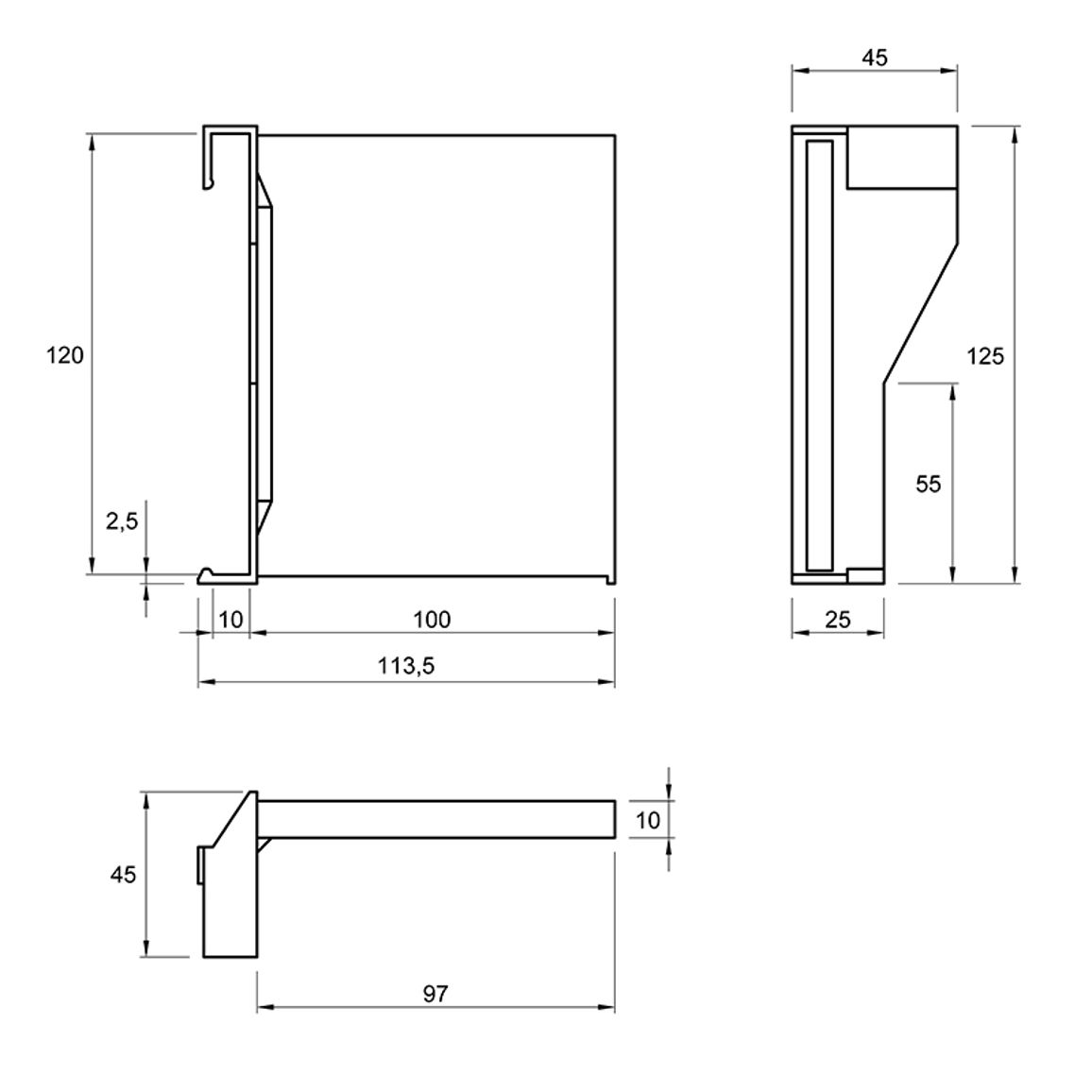 Разделитель OrgaStore 810 / 820 / 830, серебро, Atira (9194867) Hettich Разделитель OrgaStore 810 / 820 / 830, серебро, Atira (9194867) Hettich