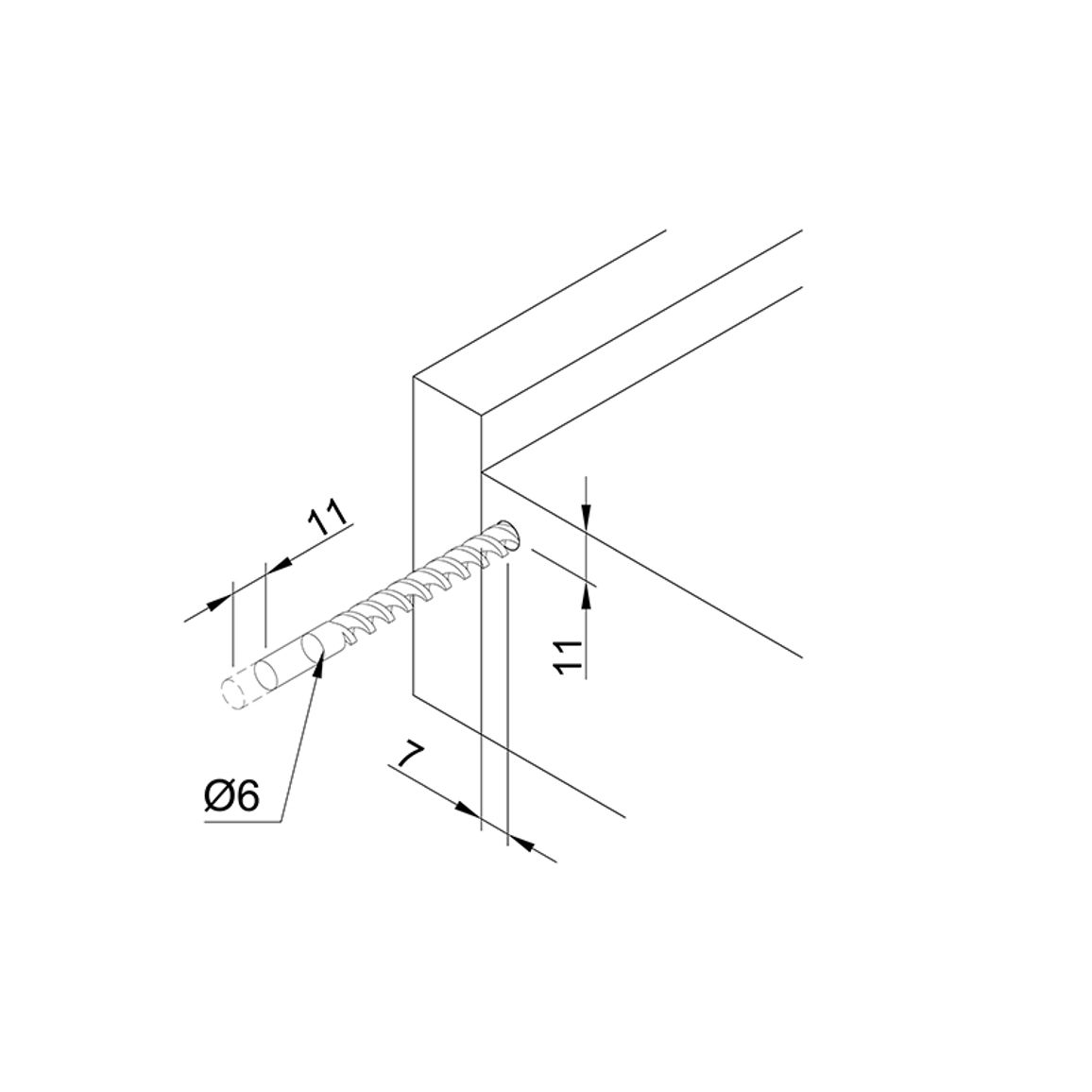 Направляючі прихованого монтажу SC L=300 MULLER 18mm max 3D Направляючі прихованого монтажу SC L=300 MULLER 18mm max 3D