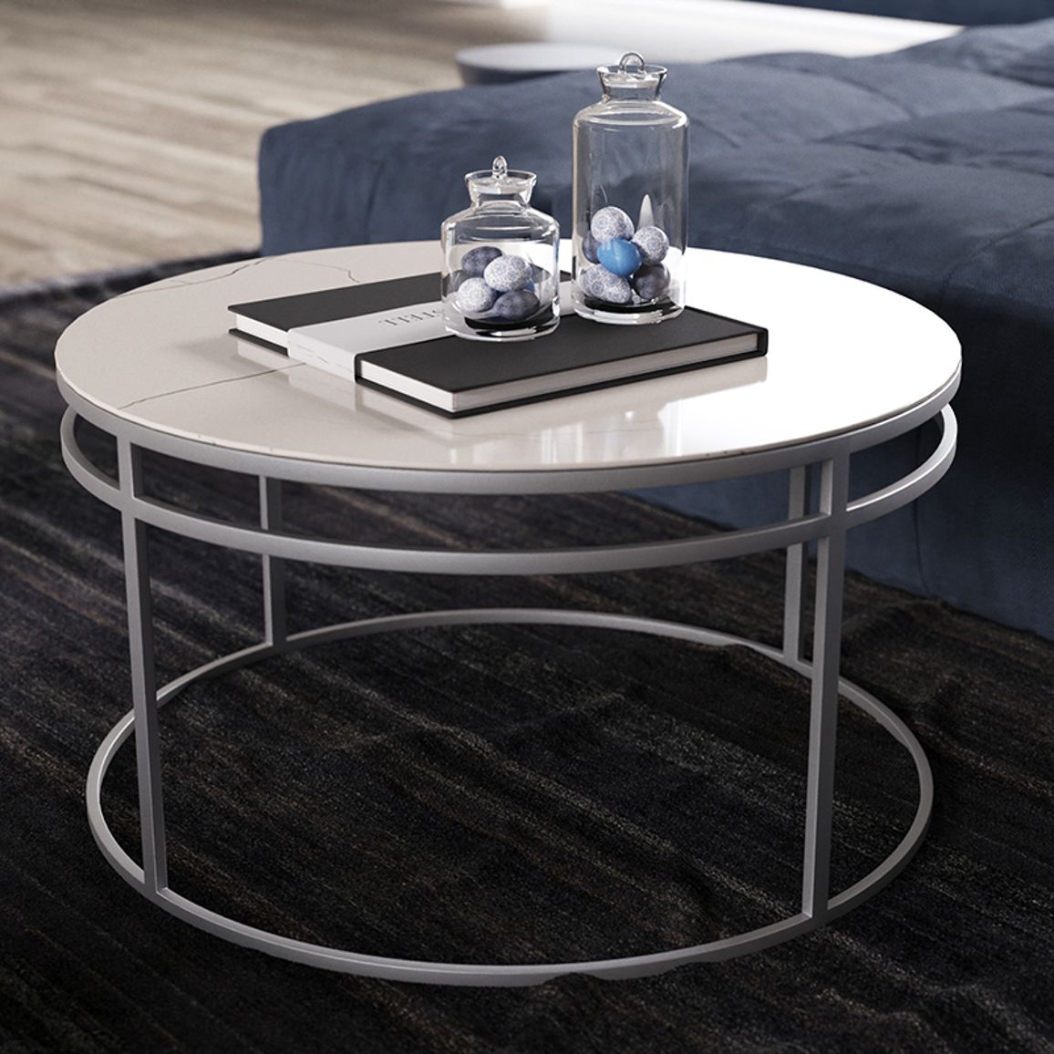 Опора журнального столу Loft RING 70 RAL 9005 Опора журнального столу Loft RING 70 RAL 9005