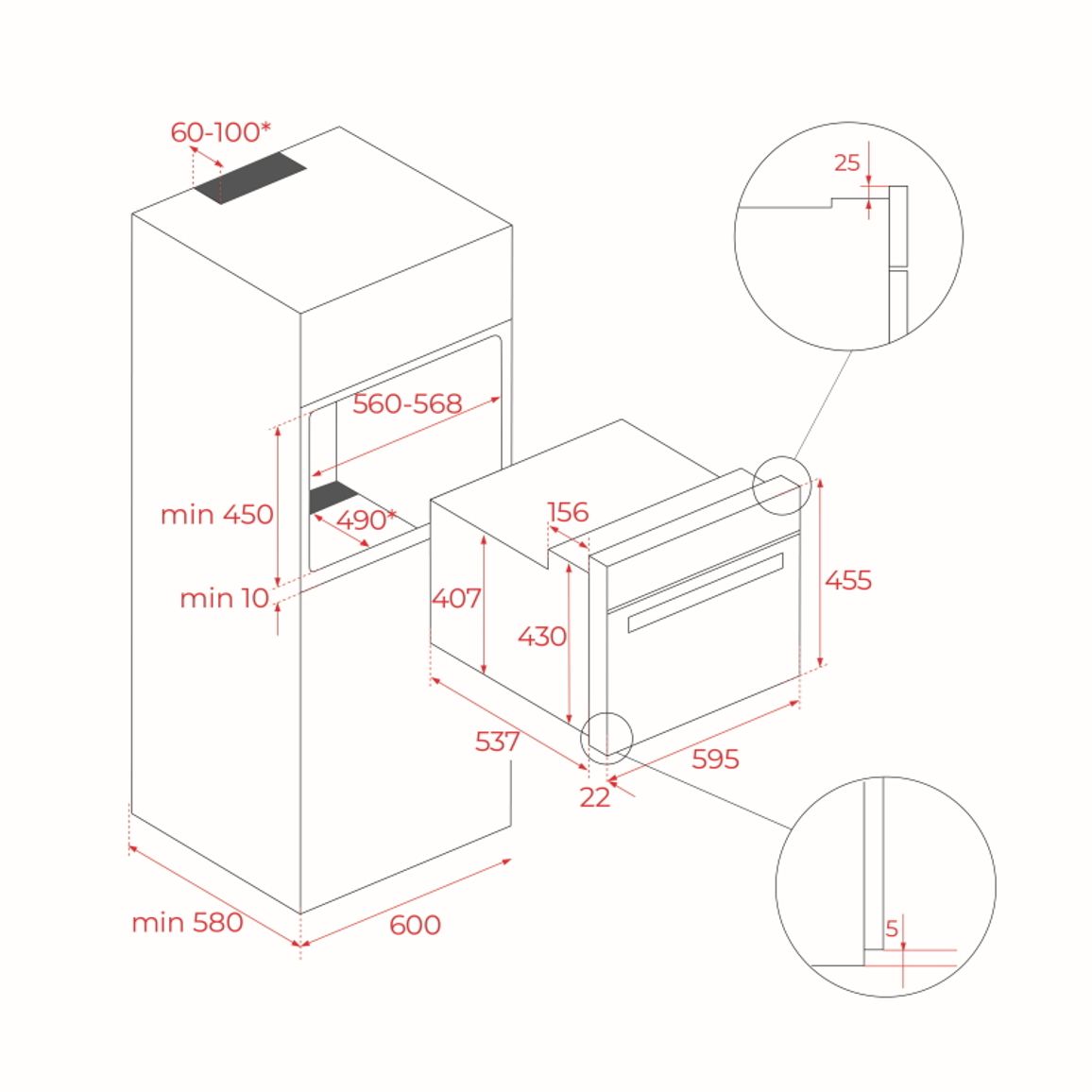 Компактный духовой шкаф HLC 8400 ST Teka (111130004)