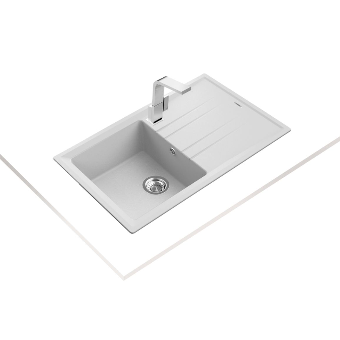 Мойка STONE 50 B-TG 1B 1D Tegranit белый Teka (115330019) Мойка STONE 50 B-TG 1B 1D Tegranit белый Teka (115330019)