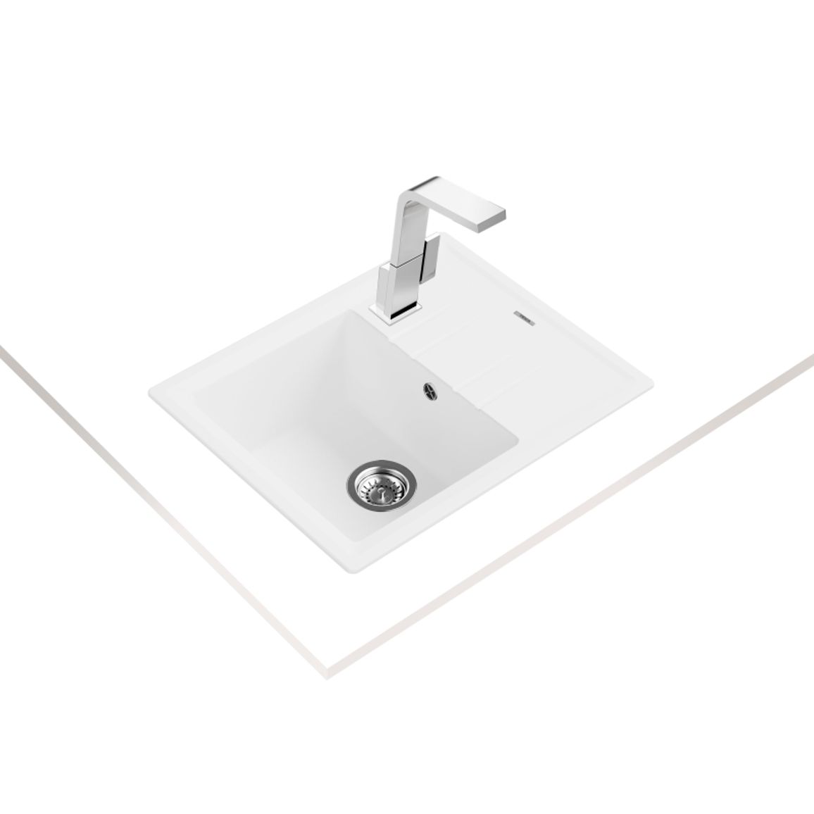 Мойка STONE 45 B-TG 1B 1D Tegranit белый Teka (115330047) Мойка STONE 45 B-TG 1B 1D Tegranit белый Teka (115330047)