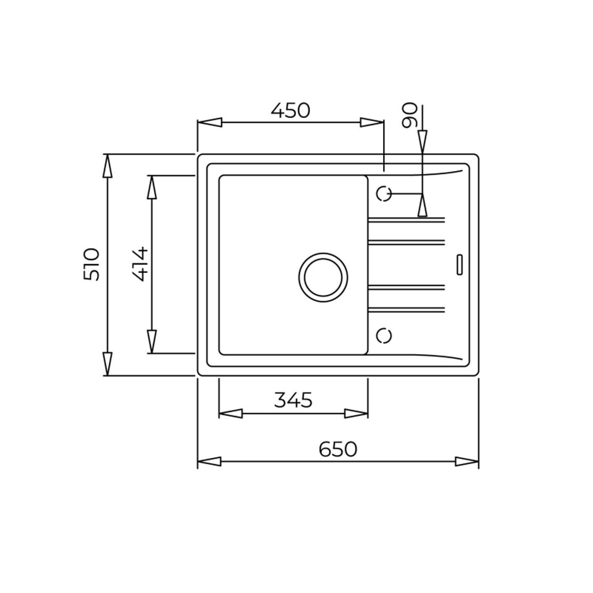 Мойка STONE 45 B-TG 1B 1D Tegranit белый Teka (115330047) Мойка STONE 45 B-TG 1B 1D Tegranit белый Teka (115330047)
