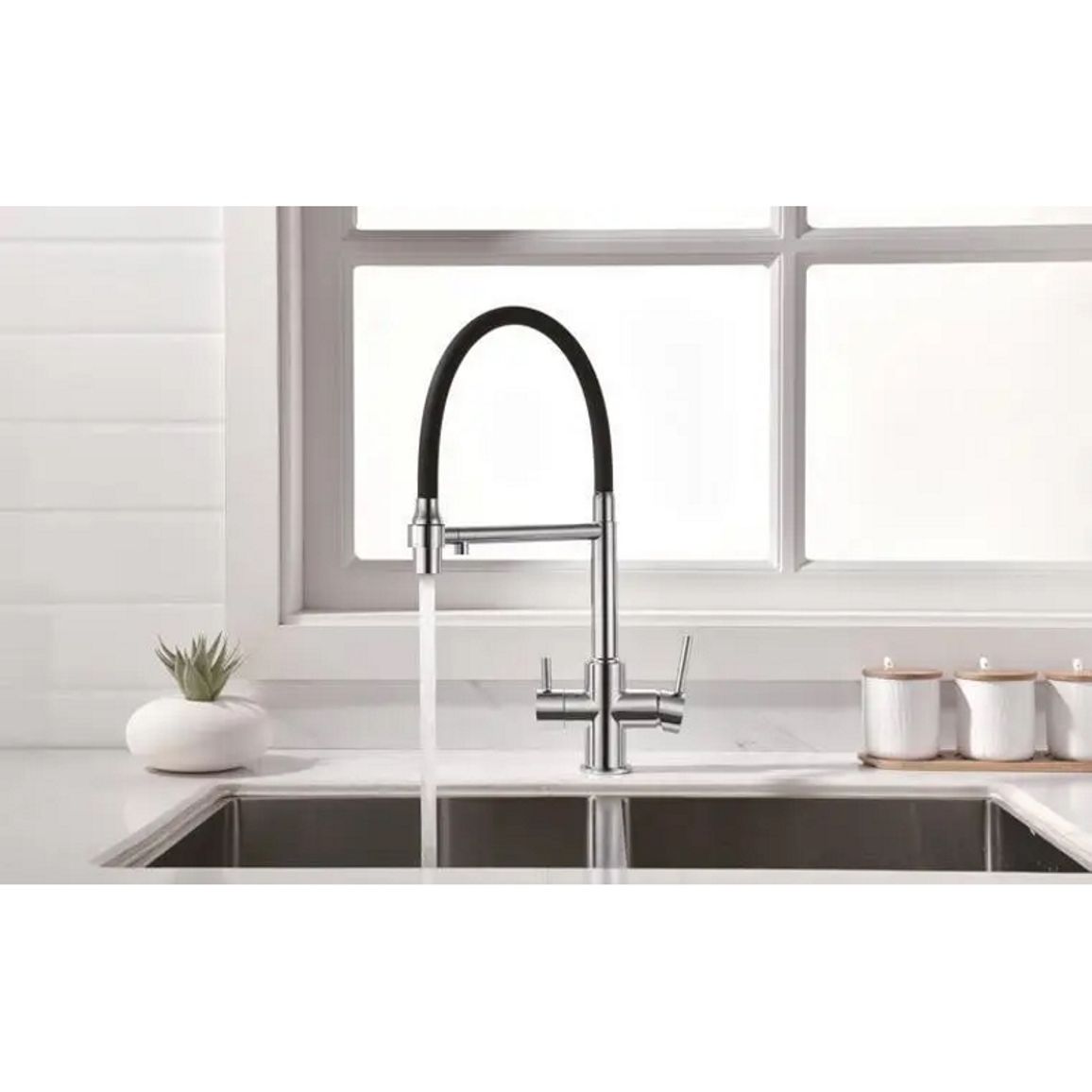 Смеситель Fabiano FKM 31.43 Inox Black Fabiano Смеситель Fabiano FKM 31.43 Inox Black Fabiano