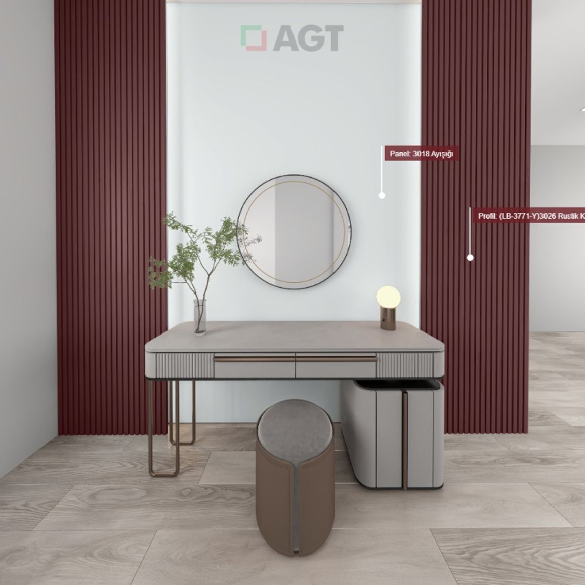 Стеновая панель AGT LB-3771 3026 Рустик красный Supramat 2800х121х18мм Стеновая панель AGT LB-3771 3026 Рустик красный Supramat 2800х121х18мм