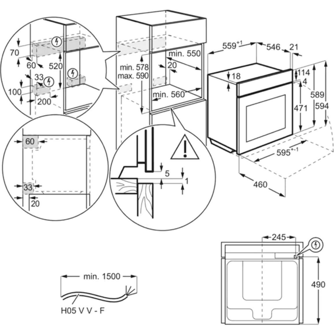 Духова шафа EOF3H40BX Electrolux Духова шафа EOF3H40BX Electrolux