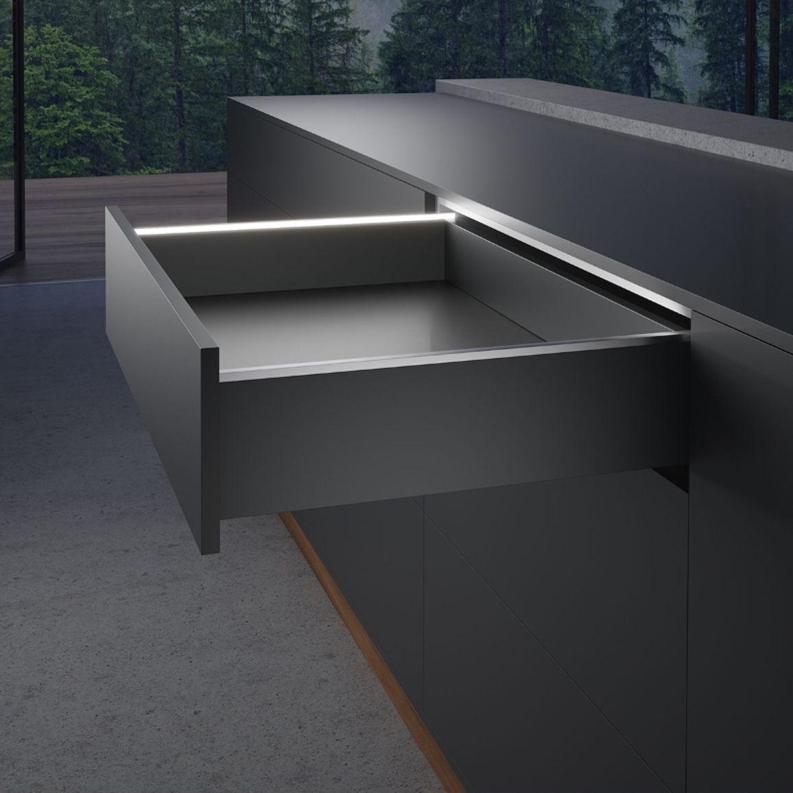 AvanTech YOU Illumination световой модуль под нерж.сталь L 400 (9326876) Hettich