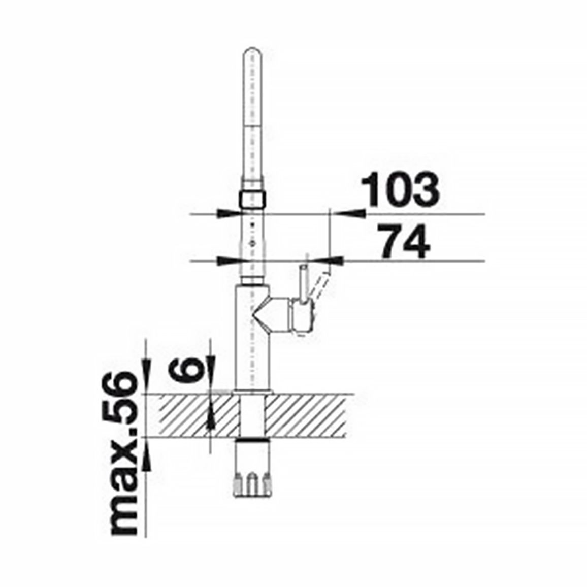Смеситель CATRIS-S Flexo хром BLANCO (525791) Смеситель CATRIS-S Flexo хром BLANCO (525791)