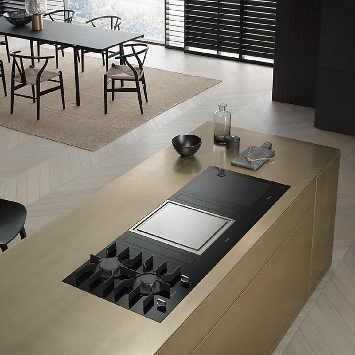 Модульна панель тепан CS 7632 FL чорний Miele