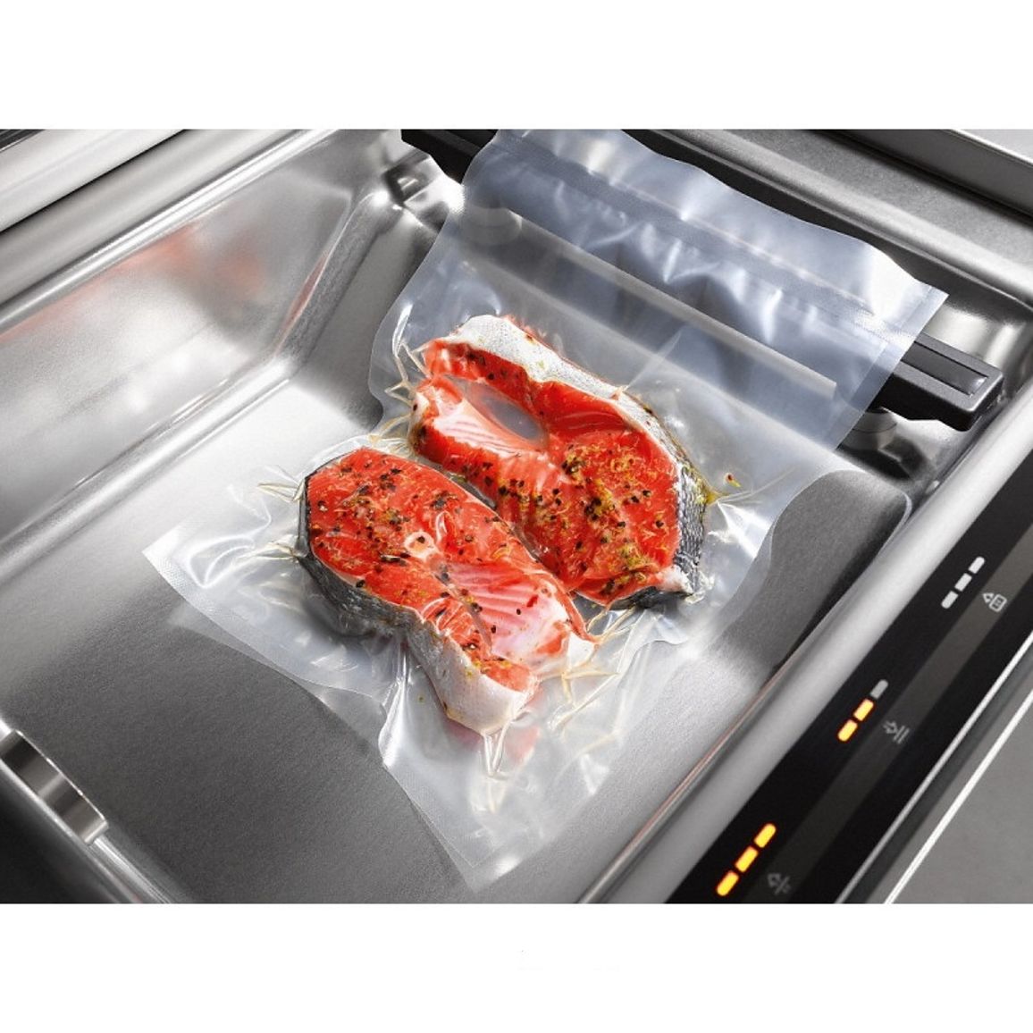 Вакууматор встраиваемый EVS 7010 OBSW черный обсидиан Miele Вакууматор встраиваемый EVS 7010 OBSW черный обсидиан Miele