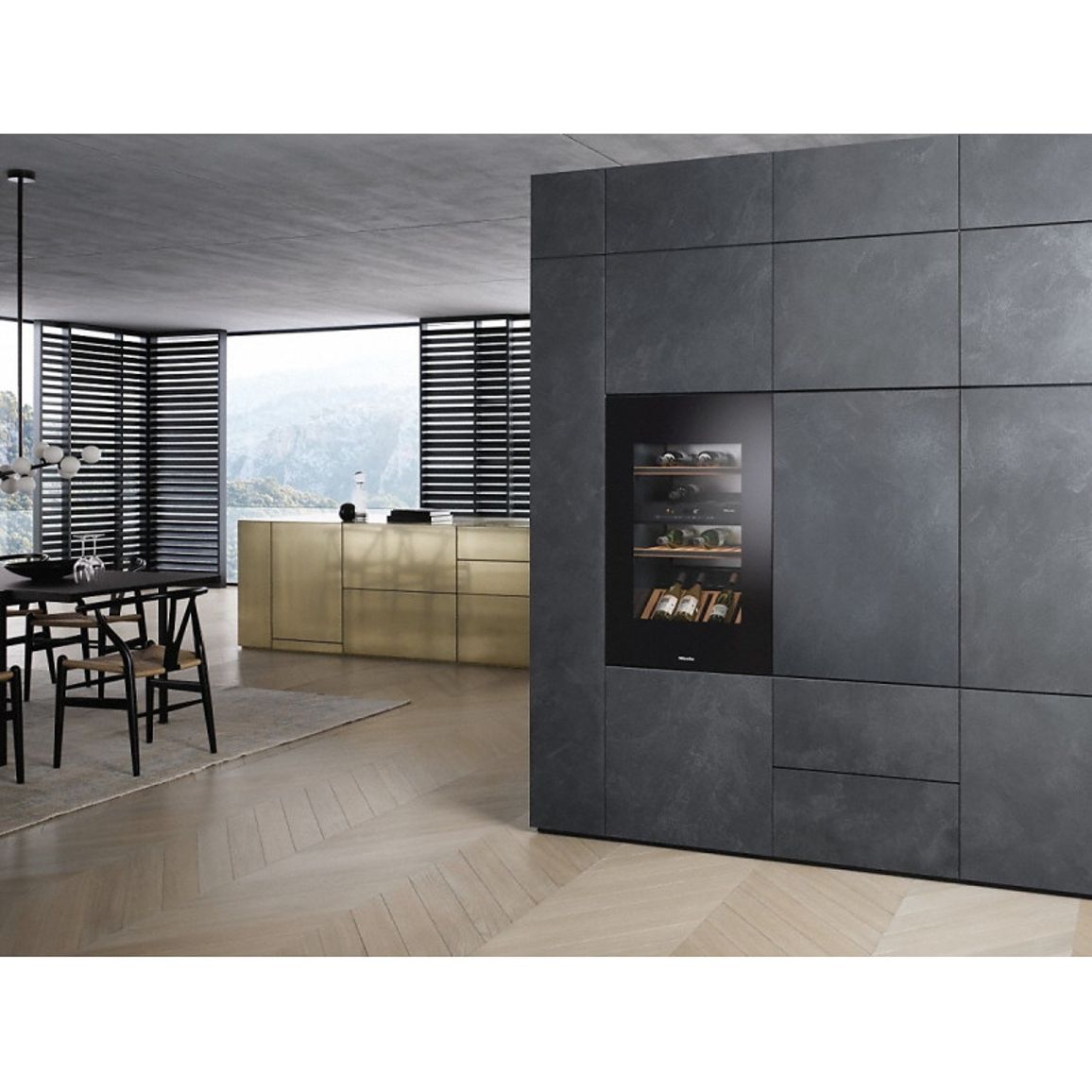 Встраиваемый винный холодильник KWT 6422 iG OBSW черный обсидиан Miele Встраиваемый винный холодильник KWT 6422 iG OBSW черный обсидиан Miele