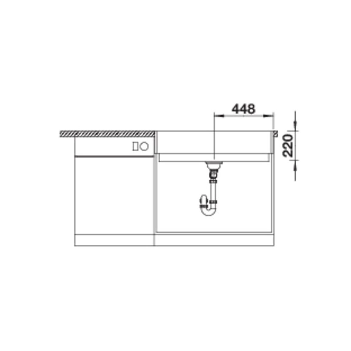Мойка VINTERA XL 9-UF SILGRANIT (мпс./уровень) антрацит BLANCO (526101)