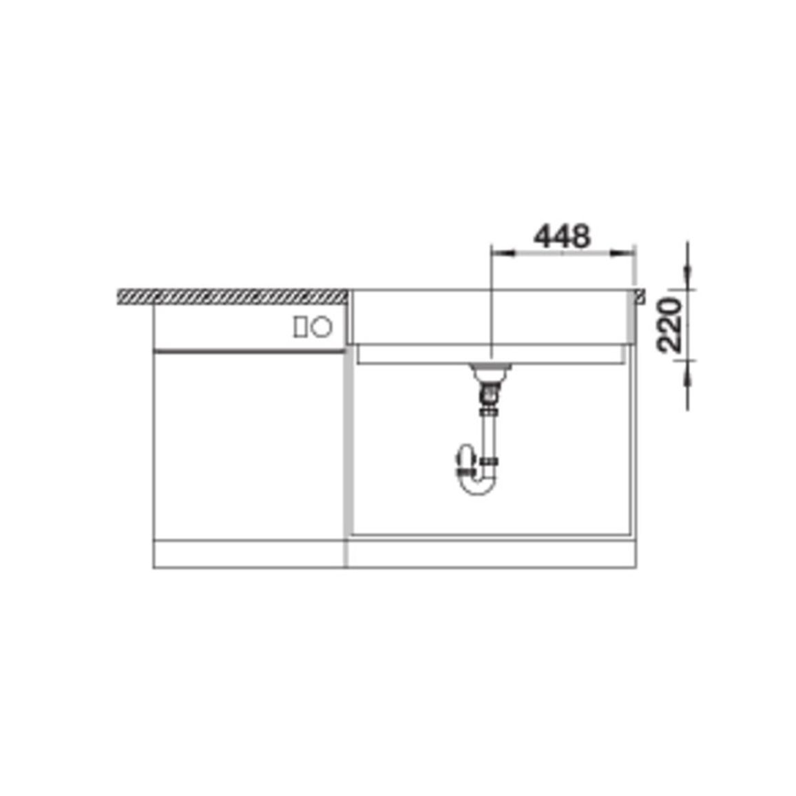 Мойка VINTERA XL 9-UF SILGRANIT (мпс./уровень) белый BLANCO (526105)
