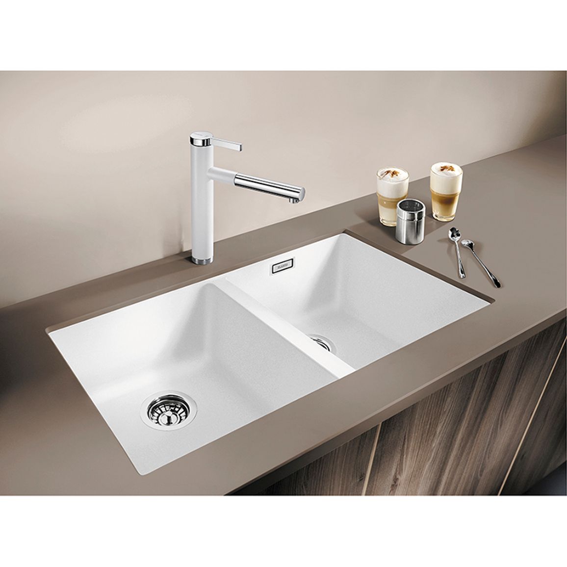 Мийка SUBLINE 350/350-U SILGRANIT (мпс.) антрацит BLANCO (523574) Мийка SUBLINE 350/350-U SILGRANIT (мпс.) антрацит BLANCO (523574)