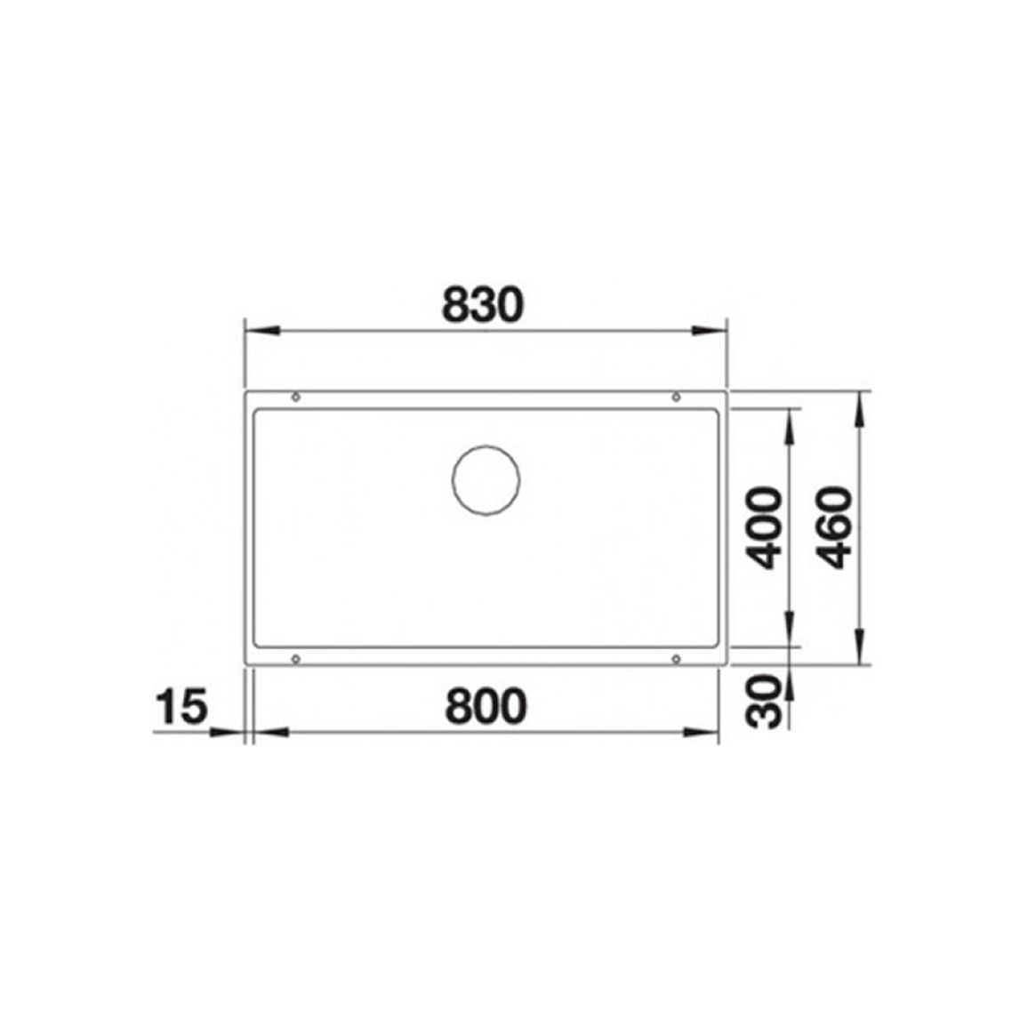 Мойка SUBLINE 800-U SILGRANIT (мпс.) темная скала BLANCO (523142) Мойка SUBLINE 800-U SILGRANIT (мпс.) темная скала BLANCO (523142)