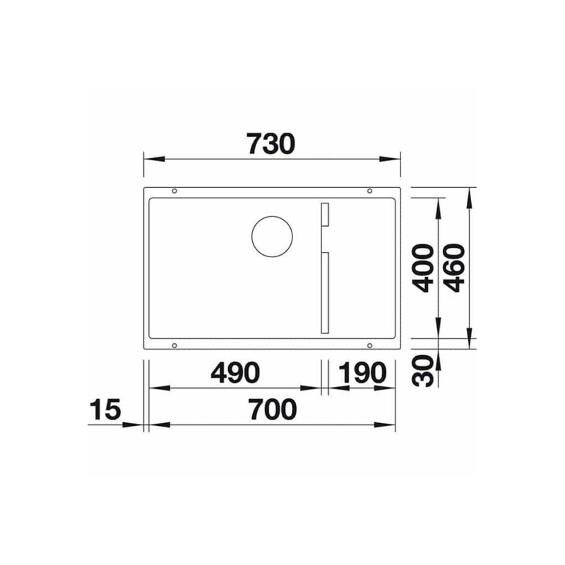 Мойка SUBLINE 700-U Level SILGRANIT (мпс.) белый BLANCO (523542) Мойка SUBLINE 700-U Level SILGRANIT (мпс.) белый BLANCO (523542)