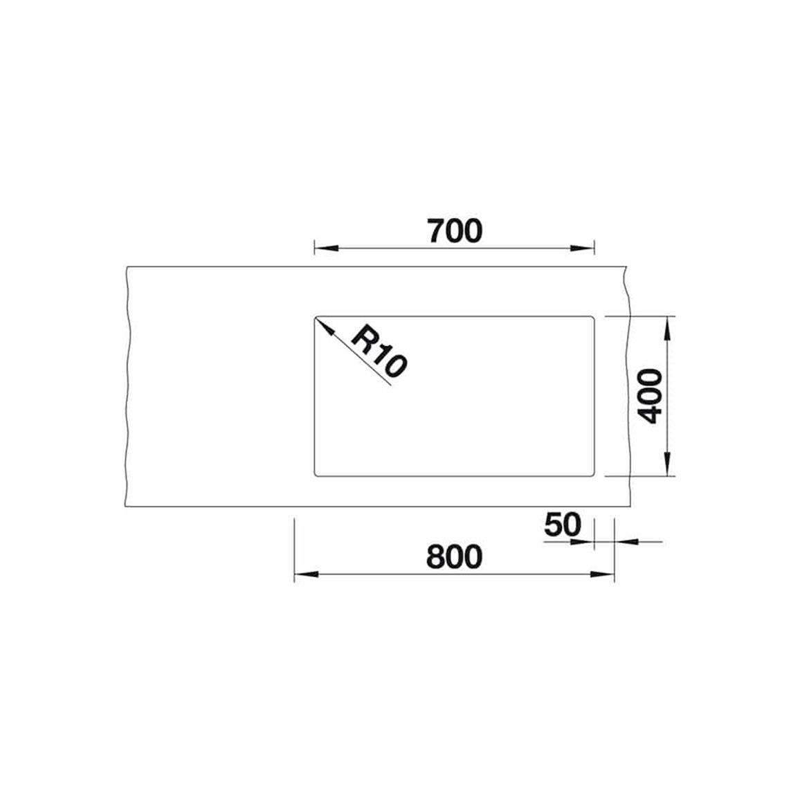 Мойка SUBLINE 700-U Level SILGRANIT (мпс.) нежный белый BLANCO (527172)