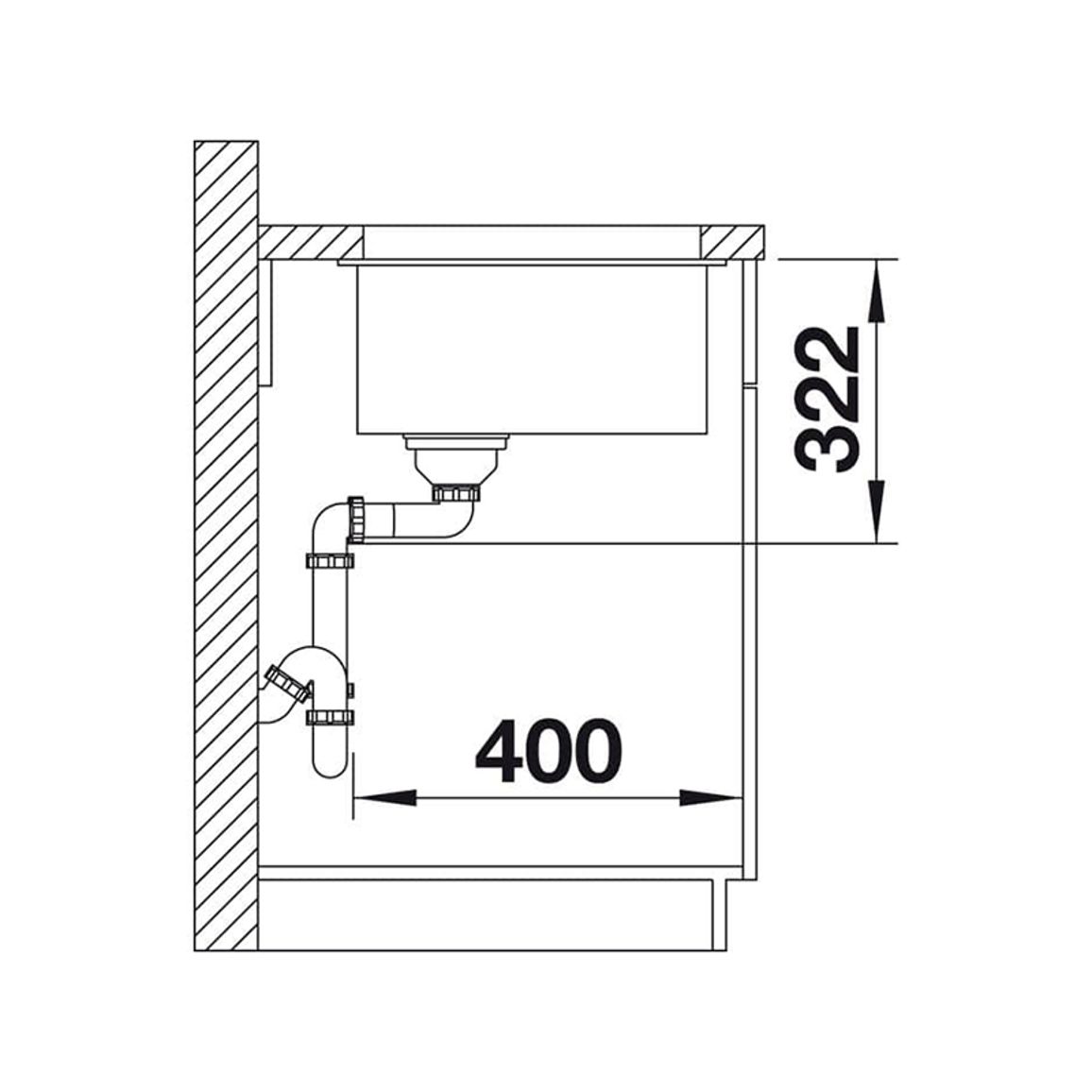 Мойка SUBLINE 700-U Level SILGRANIT (мпс.) нежный белый BLANCO (527172)