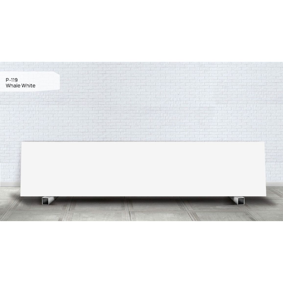Лист акриловый Grandex Pure Color P-119 Whale White 3680х760х12 Лист акриловый Grandex Pure Color P-119 Whale White 3680х760х12