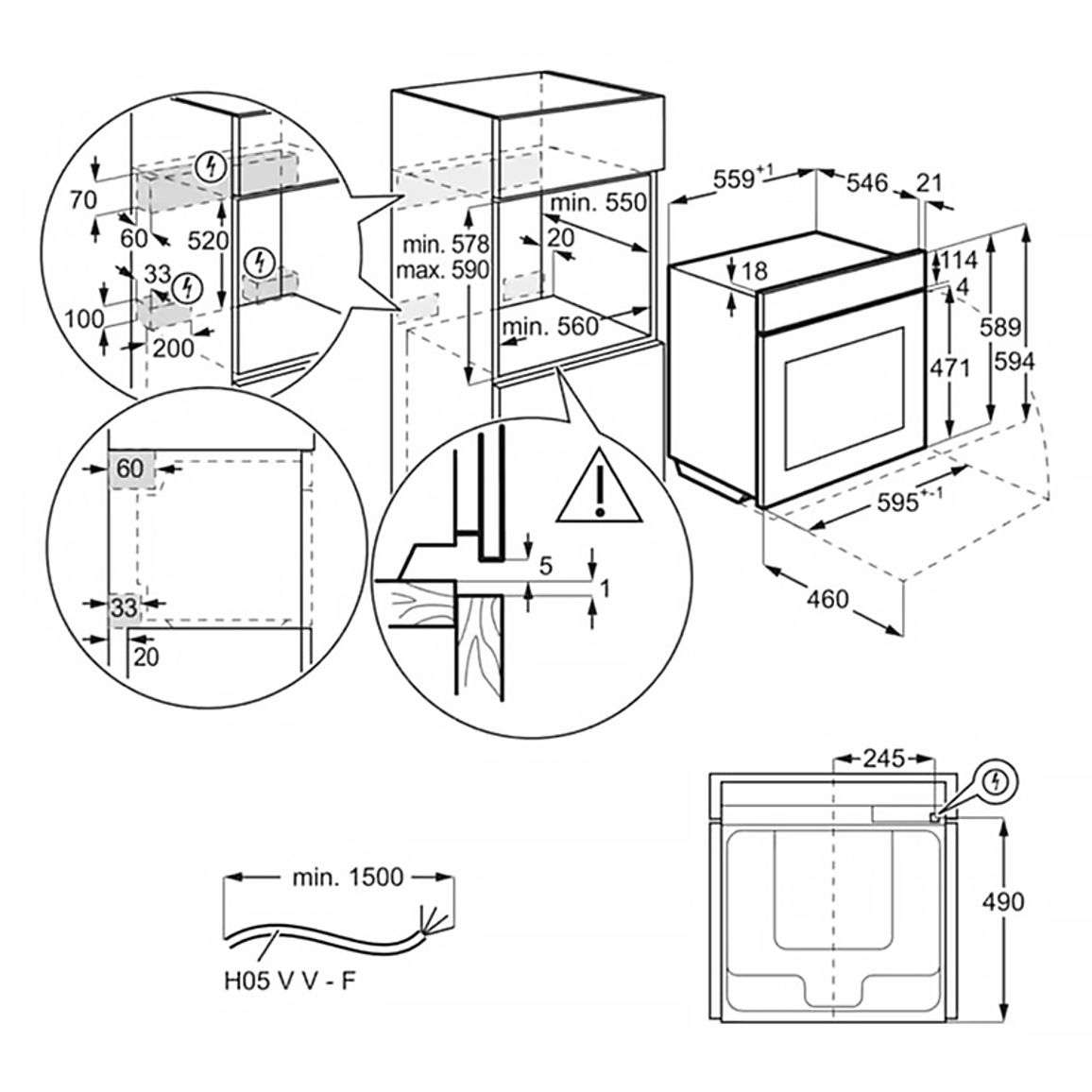Духова шафа EOF3H40BW білий Electrolux Духова шафа EOF3H40BW білий Electrolux