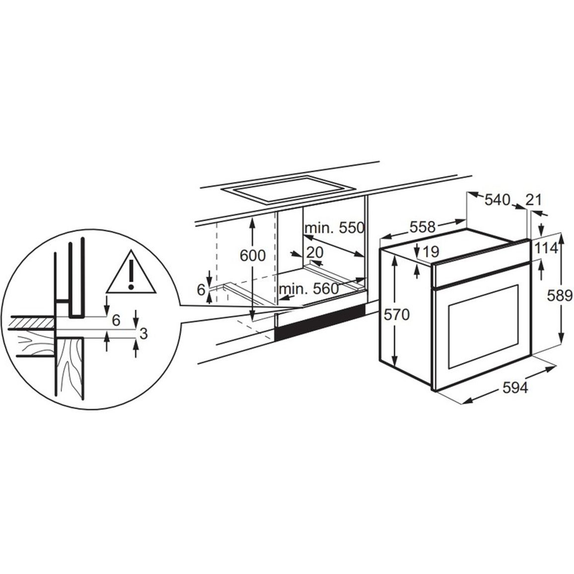 Духовой шкаф EOF5H40BX нерж. сталь Electrolux Духовой шкаф EOF5H40BX нерж. сталь Electrolux