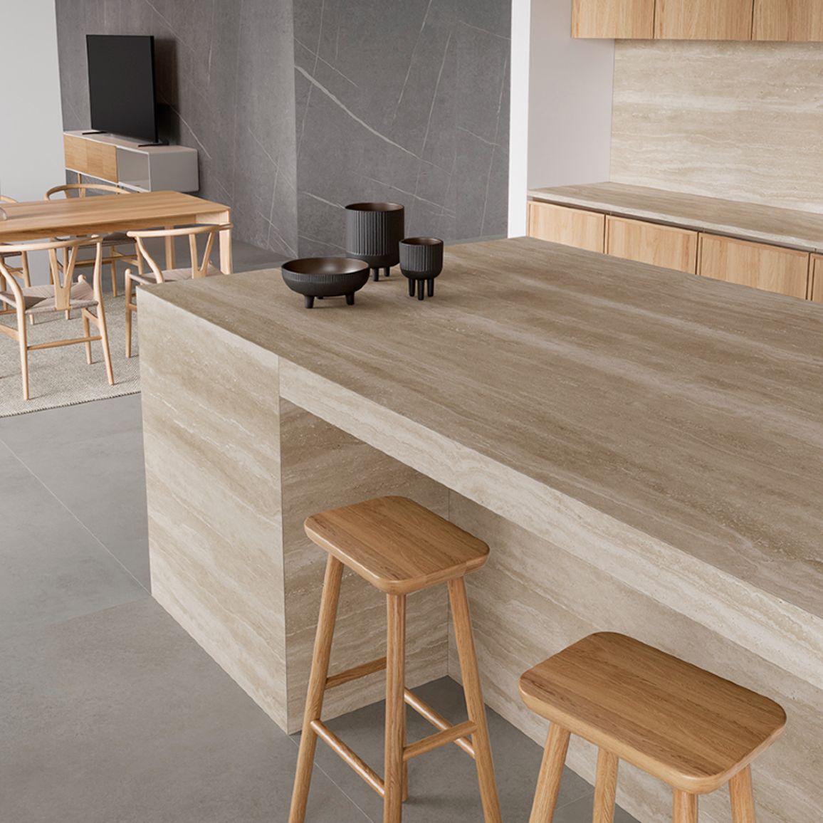 Керамограніт Inalco Geo Crema abujardado 4 мм 3200Х1600 Керамограніт Inalco Geo Crema abujardado 4 мм 3200Х1600