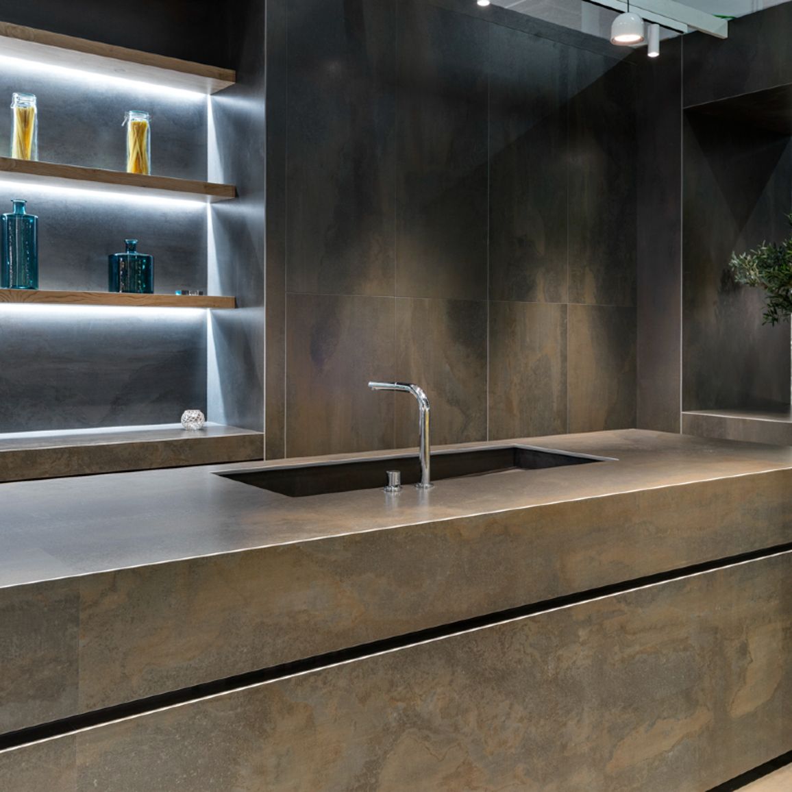 Керамогранит NEOLITH Steel Sofia Cuprum touch 12 мм 3200Х1600 Керамогранит NEOLITH Steel Sofia Cuprum touch 12 мм 3200Х1600