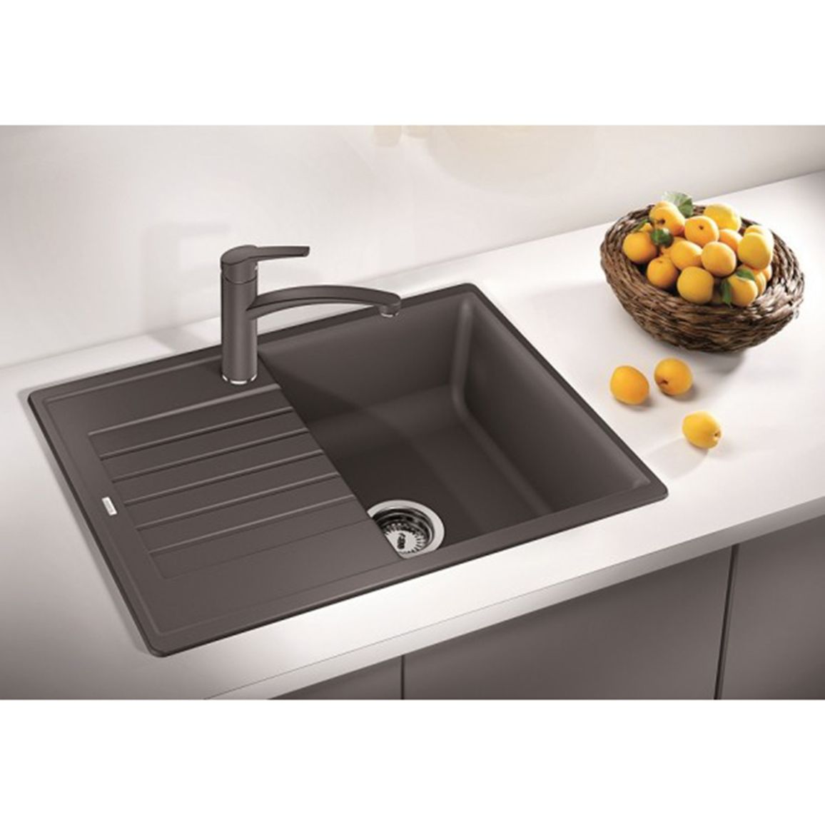 Мойка ZIA 45 S Compact SILGRANIT (мпс./врезная) черный BLANCO (526009) Мойка ZIA 45 S Compact SILGRANIT (мпс./врезная) черный BLANCO (526009)