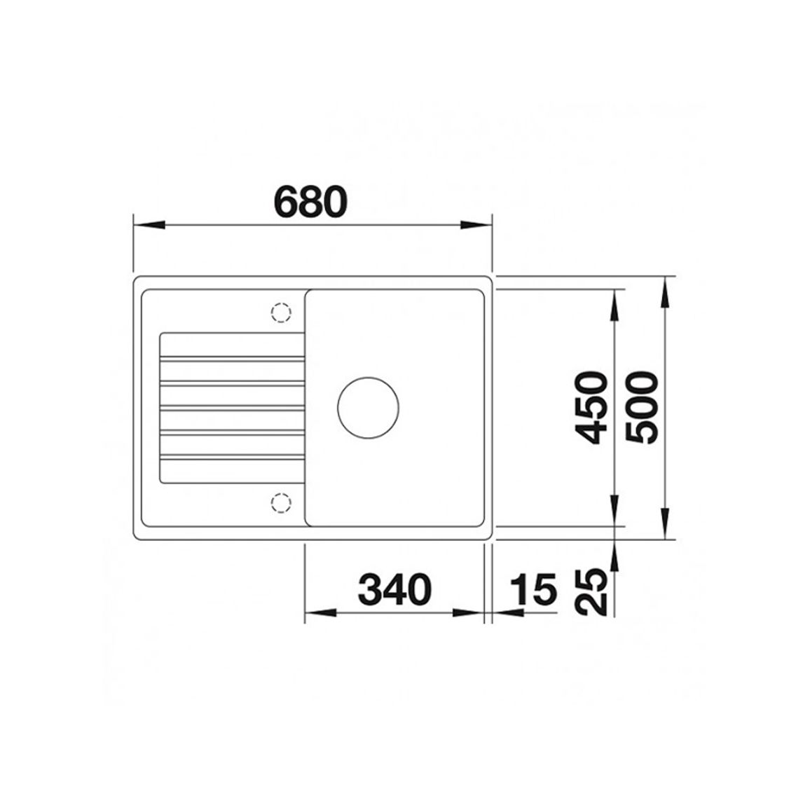 Мойка ZIA 45 S Compact SILGRANIT (мпс./врезная) белый BLANCO (524725) Мойка ZIA 45 S Compact SILGRANIT (мпс./врезная) белый BLANCO (524725)