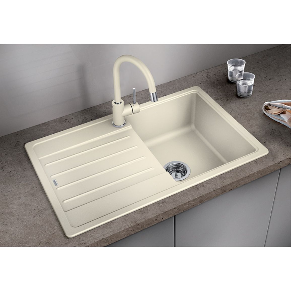 Мойка LEGRA 45 S SILGRANIT белый BLANCO (522203)