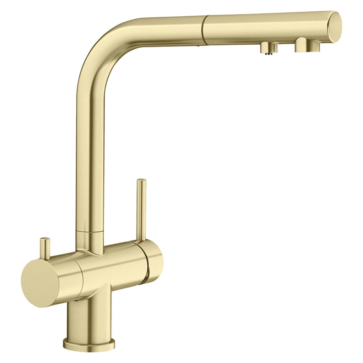 Змішувач FONTAS-S II satin gold (в/ш) BLANCO (526694) Змішувач FONTAS-S II satin gold (в/ш) BLANCO (526694)
