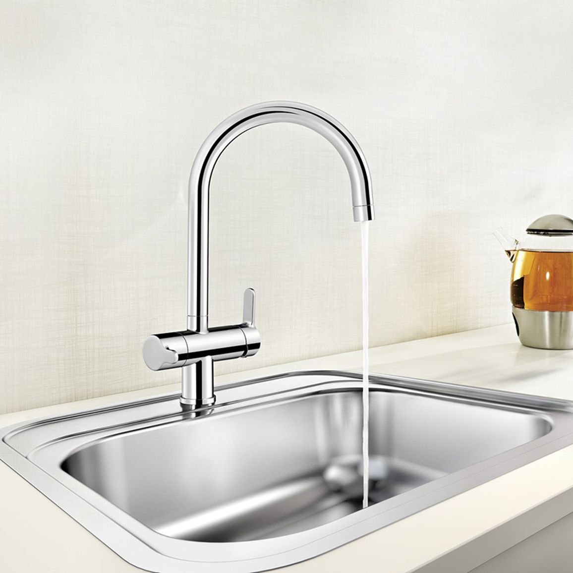 Змішувач TRIMA PVD steel нерж. сталь BLANCO (525803) Змішувач TRIMA PVD steel нерж. сталь BLANCO (525803)