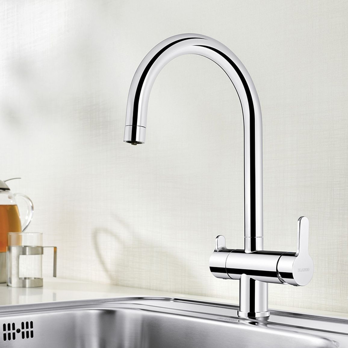 Змішувач TRIMA PVD steel нерж. сталь BLANCO (525803) Змішувач TRIMA PVD steel нерж. сталь BLANCO (525803)