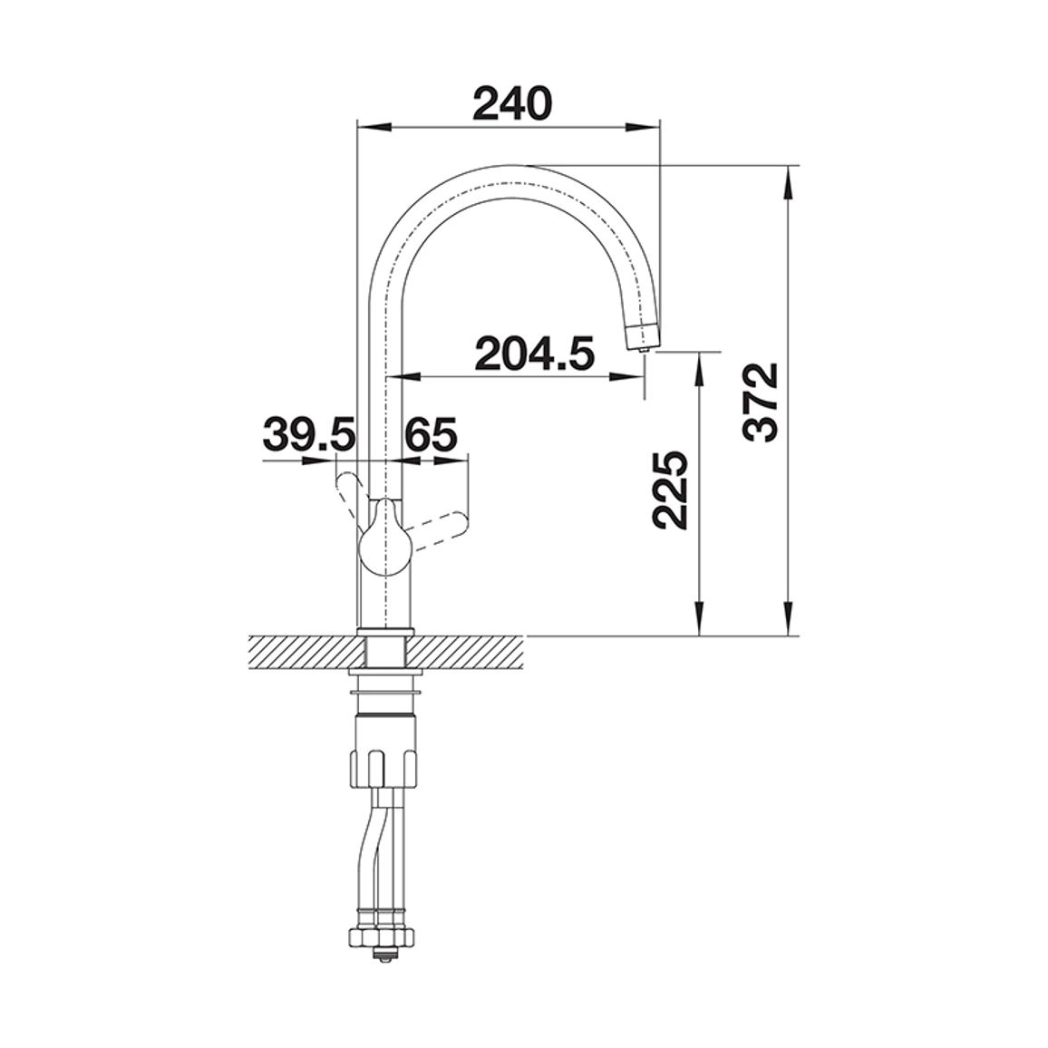 Змішувач TRIMA PVD steel нерж. сталь BLANCO (525803) Змішувач TRIMA PVD steel нерж. сталь BLANCO (525803)