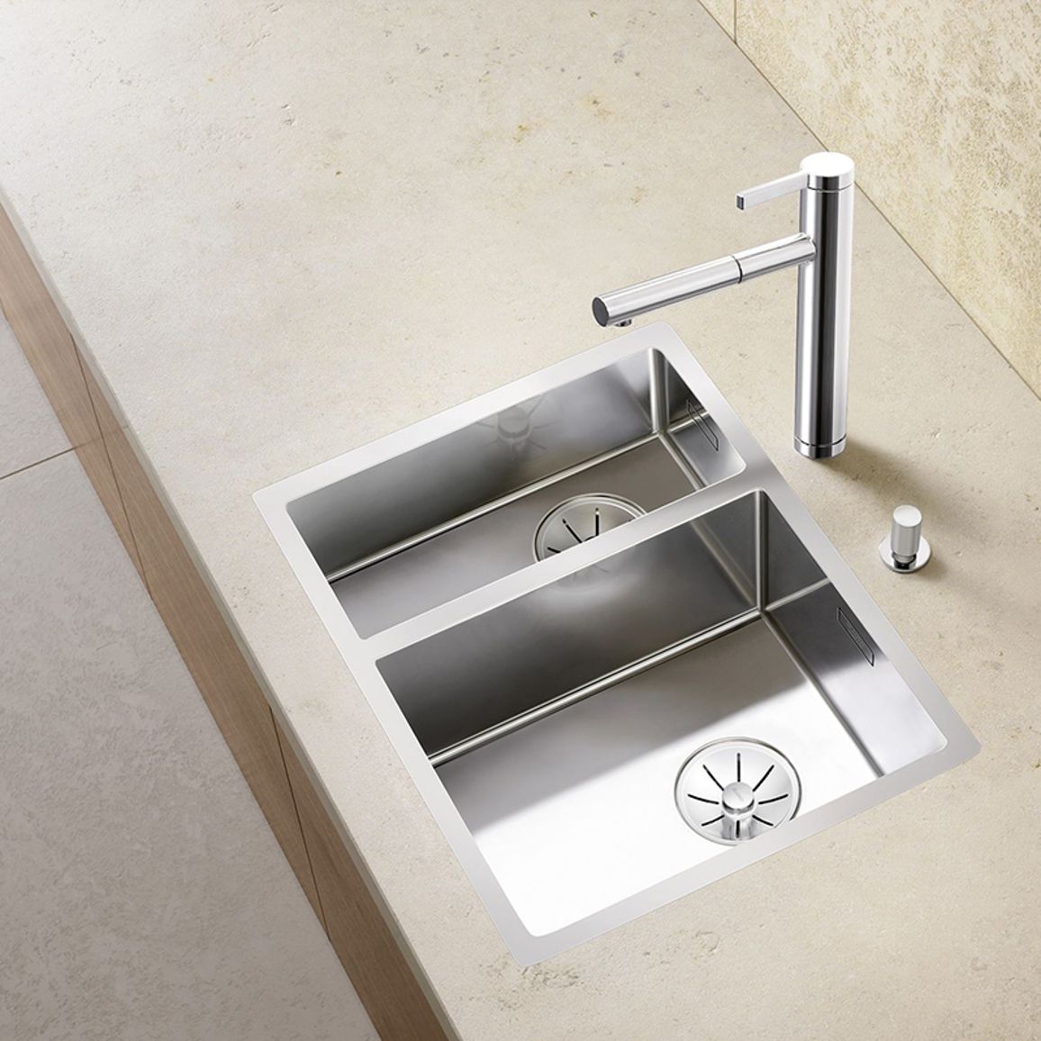 Змішувач LINEE-S хром (в/ш) BLANCO (517591) Змішувач LINEE-S хром (в/ш) BLANCO (517591)