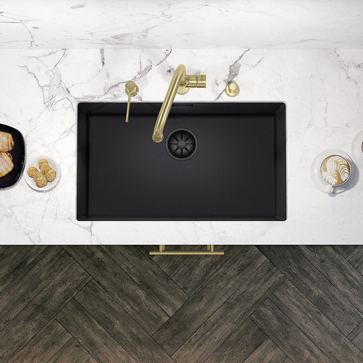 Смеситель LIVIA-S satin gold (в/ш) BLANCO (526687) Смеситель LIVIA-S satin gold (в/ш) BLANCO (526687)