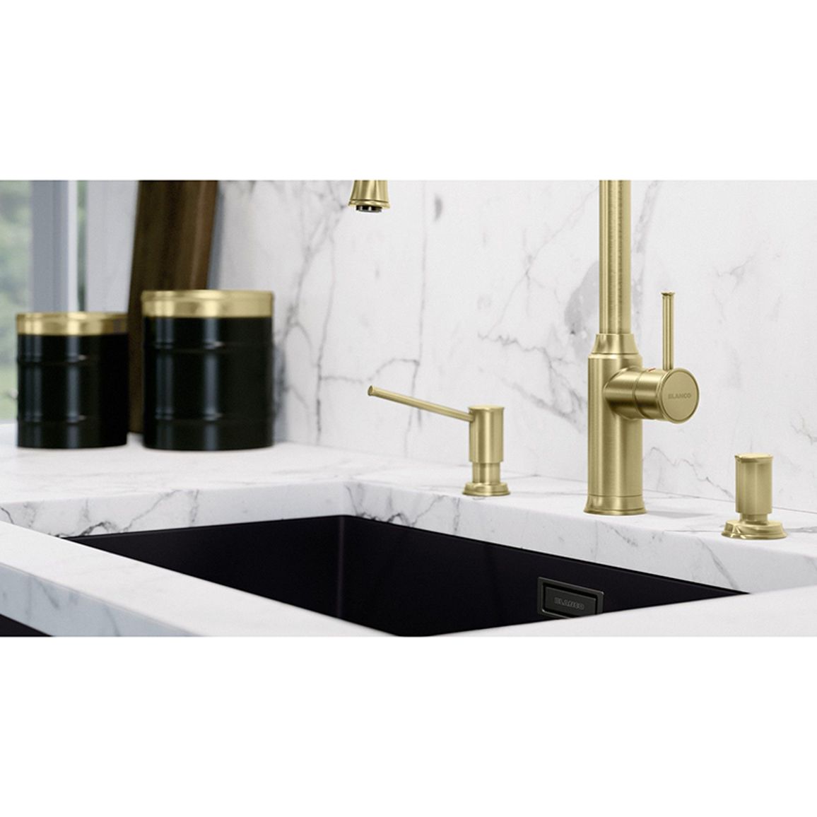 Смеситель LIVIA-S satin gold (в/ш) BLANCO (526687) Смеситель LIVIA-S satin gold (в/ш) BLANCO (526687)