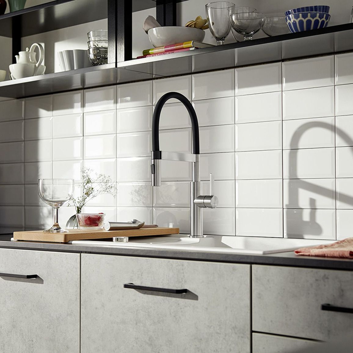 Смеситель SONEA-S Flex (в/ш) BLANCO (526616) Смеситель SONEA-S Flex (в/ш) BLANCO (526616)