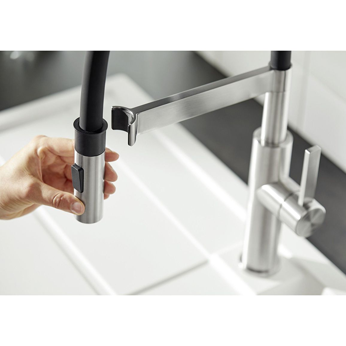 Смеситель SONEA-S Flex (в/ш) BLANCO (526616) Смеситель SONEA-S Flex (в/ш) BLANCO (526616)