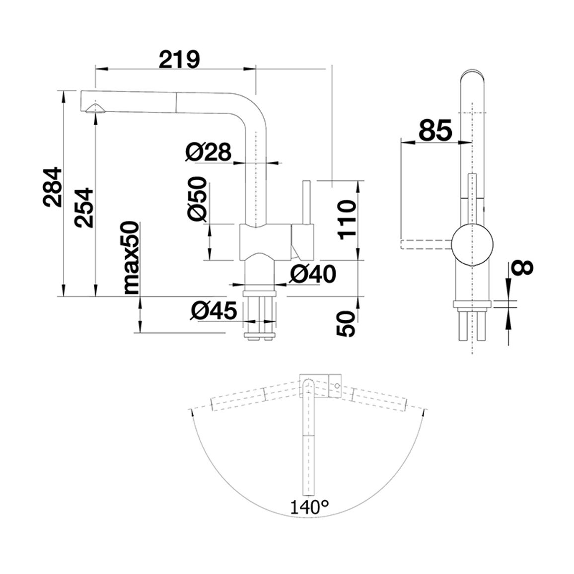 Смеситель LINUS-S белый (в/ш) BLANCO (516692) Смеситель LINUS-S белый (в/ш) BLANCO (516692)