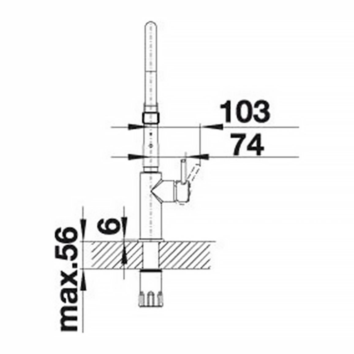 Смеситель CATRIS-S Flexo черный матовый BLANCO (525793) Смеситель CATRIS-S Flexo черный матовый BLANCO (525793)