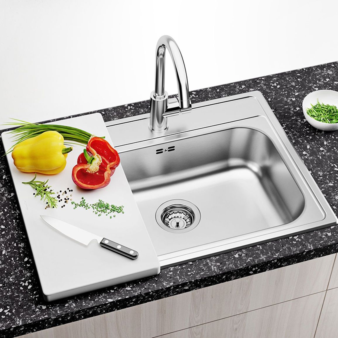 Змішувач MIDA хром BLANCO (517742) Змішувач MIDA хром BLANCO (517742)