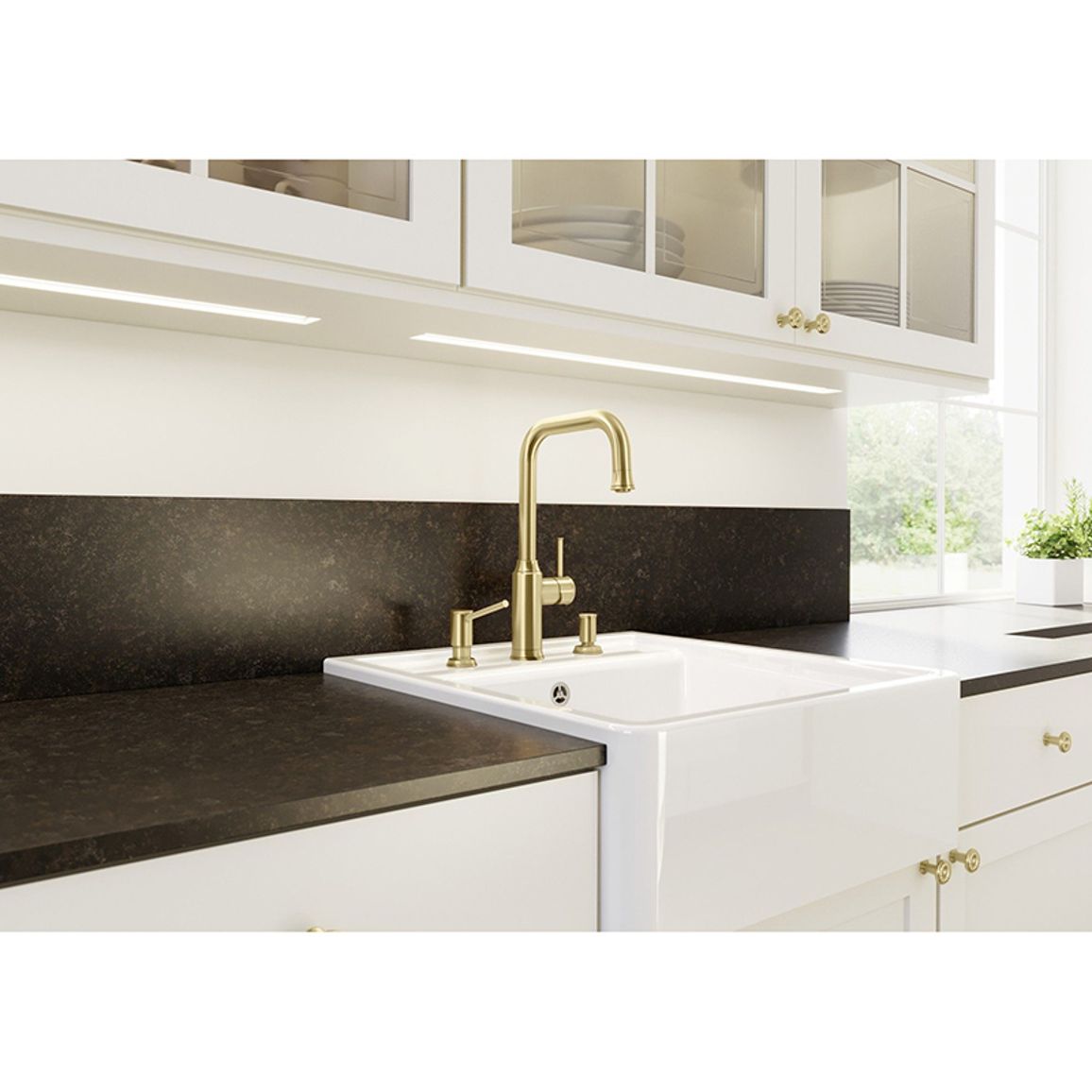 Дозатор LIVIA satin gold BLANCO (526698) Дозатор LIVIA satin gold BLANCO (526698)