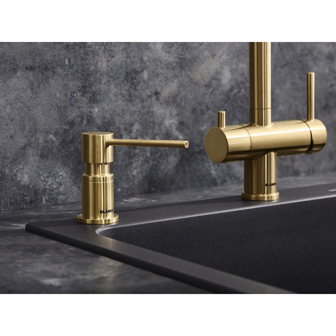 Дозатор LATO satin gold BLANCO (526699) Дозатор LATO satin gold BLANCO (526699)