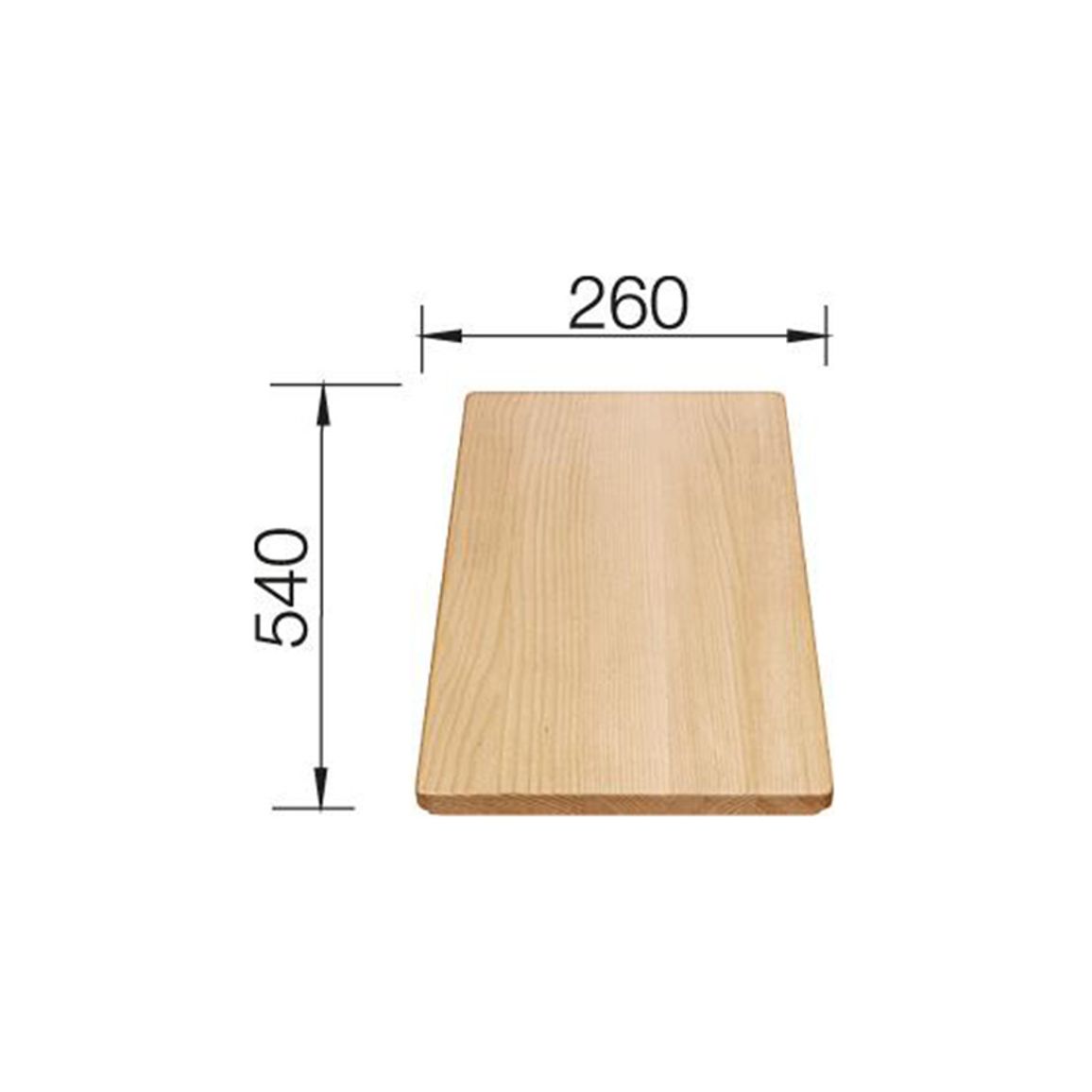 Дошка для обробки бук 540 х 260 мм BLANCO (225362) Дошка для обробки бук 540 х 260 мм BLANCO (225362)
